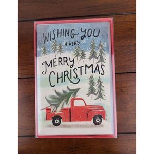 American Greetings Merry Christmas cards and envelopes.